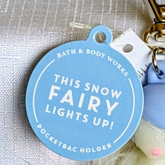 NEW Bath & Body Works ❄️ Snow Fairy Princess Light Up Pocketbac Holder - Picture 4 of 6
